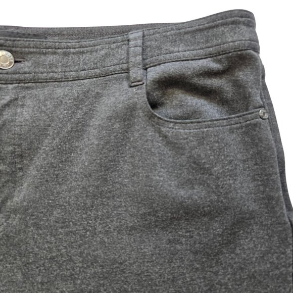 Talbots Womens Gray Slim Fit Pants 5-Button Stretch Size 16 - Picture 8 of 14